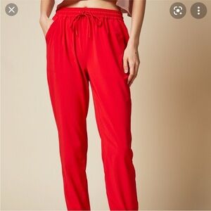 TNA red speed jogger aritzia xs